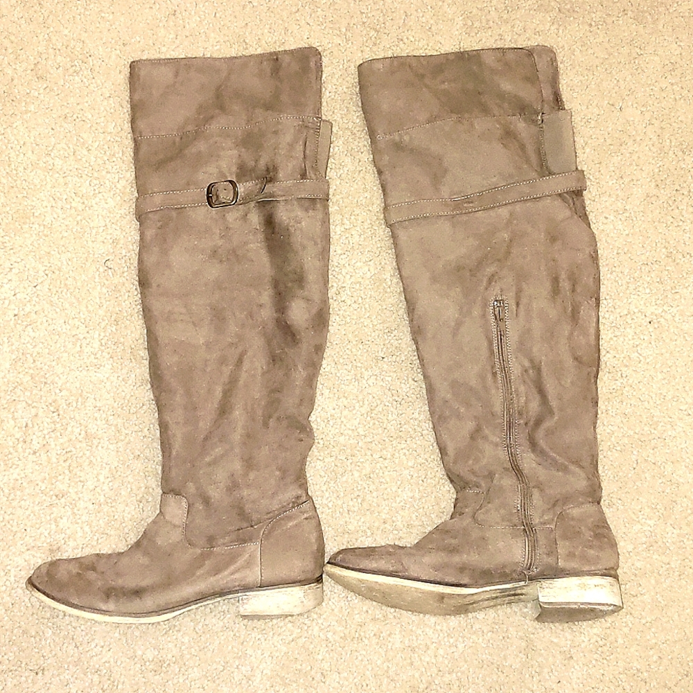 Brown Above the Knee Boots